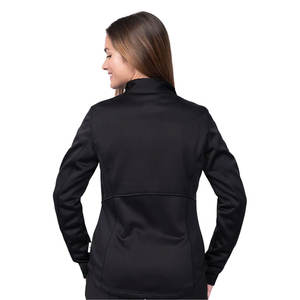 2025 vestes zippées en Spandex confortables pour femmes gommages médicaux vêtements de travail à l'hôpital avec uniformes du personnel infirmier à fermeture éclair - Product Image 2