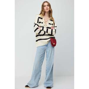 Pull en tricot rayé - Product Image 4