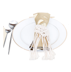 Porte-serviettes en macramé Design professionnel Design industriel Meilleur ustensiles de cuisine Accessoires de table Meilleur porte-serviettes de finition - Product Image 1