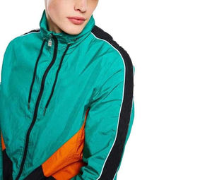 Chaqueta cortavientos con cremallera de poliéster para hombre con logotipo personalizado, ropa de calle transpirable de talla grande para invierno para exteriores 2025 - Product Image 4