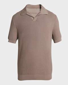 Polo d'affaires de loisirs personnalisé Logo Summer Short Sleeve T-Shirt Design personnalisé Golf Occasions Tissu - Product Image 6