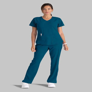 Classique Fit soins infirmiers Scrubs Set personnalisé à la mode Jogging pantalon haut médical Cargo poches grandes tailles usine hôpital uniformes - Product Image 6
