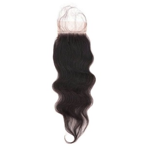 Vente en gros de cheveux vietnamiens vierges à 100%, fermeture de cheveux de qualité Remy, style vague corporelle, aspect vague naturelle, toutes les couleurs disponibles - Product Image 1