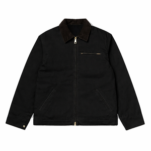 Chaqueta Acolchada de Lona de Algodón, Estilo Vintage Lavado, Formal, con Revestimiento, Unisex, Personalizable con Parches, Ropa de Trabajo, Directo de Fábrica - Product Image 1