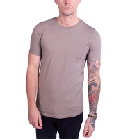 Kaos Unisex Green 100% Katun Serat Bambu High Street Fitted 3600-Light Olive