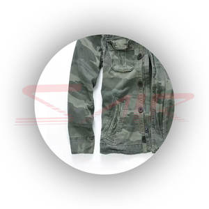 Vente en Gros de Jeans en Toile pour Hommes de Grande Taille Vestes Personnalisées Camo Imprimé Design Respirant Meilleure Tenue - Product Image 4