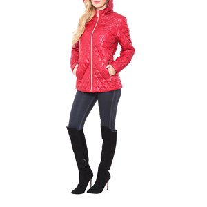 Abrigos acolchados de alta calidad al por mayor con capucha para mujer, chaquetas acolchadas impermeables, chaqueta de invierno solo para mujer - Product Image 4