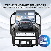 Aucar Tesla 15.6 "Android 13 lecteur DVD de voiture Navigation GPS pour Chevrolet Silverado GMC Sierra 2019-2024 autoradio écran tactile
