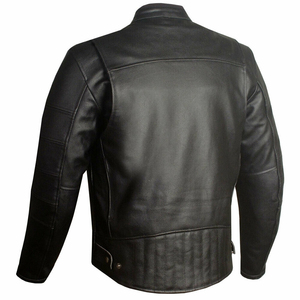 Chaqueta de Cuero Unisex de Invierno de Último Diseño con Cuello Alto, Logotipo Personalizado en la Parte Delantera, Transpirable y de Secado Rápido - Product Image 3