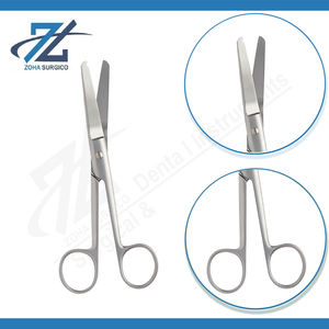 Ciseaux Fergusson de produit de haute qualité coudés sur des instruments chirurgicaux plats en acier inoxydable de 180mm de long du Pakistan - Product Image 3