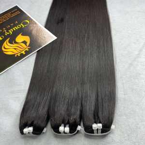 Haute qualité vietnamien cheveux humains brut Double dessiné cuticule aligné faisceaux italien Curl vague usine en gros - Product Image 6