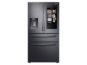 Samsungs 28 cu. pies cúbicos Refrigerador de 4 Puertas Francesas con Pantalla Táctil Family Hub de 21.5 Pulgadas en Acero Inoxidable Negro - Product Image 2