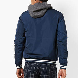 Veste bomber pour homme imperméable avec logo personnalisé, fermeture éclair intégrale, prix bas, vestes bomber personnalisées pour homme - Product Image 3