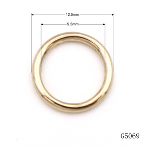 9.5毫米锌合金压铸金属圆形O型圈强力小环配件 - Product Image 1