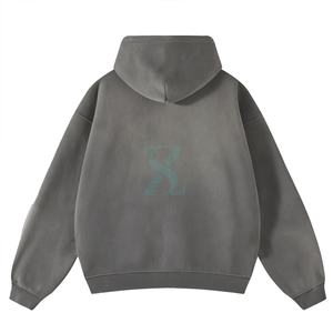 Nre Arrivée Personnaliser Femmes Acide Lavage Zip Up Hoodies Polaire À Capuche Surdimensionné Premium Design Femmes Acide Lavé Hoodies - Product Image 5