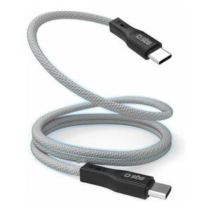 Câble de données USB-C MAG 60 W gris 1 m TECABLETCCMAG - Product Image 1