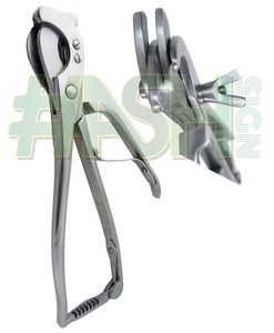 Alicates de castración para uso veterinario, herramienta de castración con pinza de acero de trinquete, emasculador veterinario - Product Image 3