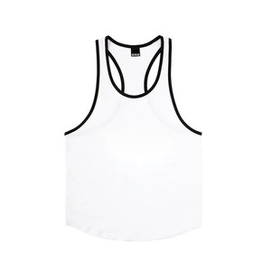 Meilleure vente doux au toucher épais GSM sublimé Logo rayé débardeur meilleur entraînement porter entièrement imprimé unisexe porter débardeur - Product Image 3
