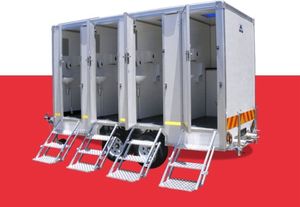 Baños portátiles prefabricados de lujo para exteriores, cabinas sanitarias automáticas autolimpiantes en venta en Europa - Product Image 4