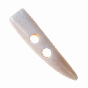 Natural Buffalo & Ox Horn <b>Toggle</b> for Handmade Garments Modern Eco-Friendly Unique Design Lightweight Flat back Washable - Product Image 1