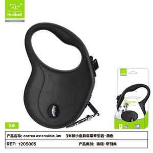 Fish Design Retractable <b>Dog</b> <b>Leash</b> with Flat Tape for Pet Owners - Product Image 1