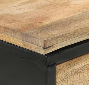 Solid <b>Wood</b> Console with Hidden Bio-Metric Safe - Product Image 5