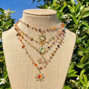 Trendy High Quality Unique Western Beaded <b>Scarf</b> Necklace, Fringe Beaded Bandana - Product Image 1