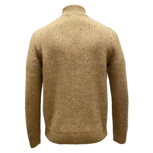 FW23 Hiver – Pull Homme Personnalisé Respirant, Séchage Rapide, Anti-Plis, en Mélange Coton Acrylique, Col Montant Zippé, Manches Longues - Product Image 2