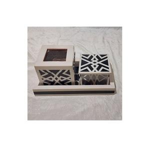 Quemador Mabkhar de madera hecho a mano con joyero y bandeja Quemador de incienso Mabkhar de forma personalizada de calidad de lujo a granel - Product Image 3