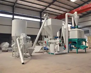 Small Feed Mill Plant 500-1000 Kg/h Livestock Pellet Feed Production Line