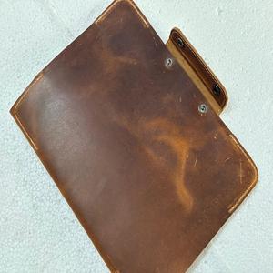 Genuine Leather Durable Portable <b>Tablet</b> Covers with Vintage Finish Sling and Handle Closure for <b>Tablets</b> and E-Readers - Product Image 2