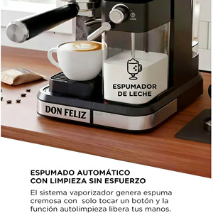 Machine à café expresso automatique programmable à une touche, 20 bars de pression, 1350W, pour usage en restaurant, machine à cappuccino et latte, écran LCD - Product Image 6