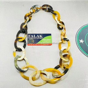 Collar de Cuerno de Búfalo Hecho a Mano con Diseño Antiguo y Ecológico, Último Diseño de Moda, Uso en Bodas, Exportación Mundial Falak - Product Image 6