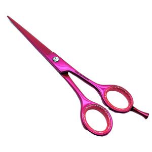 Tijeras profesionales de peluquero Rosa hechas de acero inoxidable de grado premium J2 Tijeras de corte de pelo de salón de 6" - Product Image 1