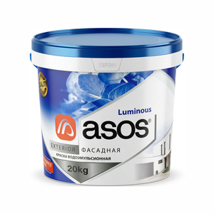 Pintura Acrílica para Exteriores de 20 kg, Revestimiento de Fachada a Base de Agua Resistente a la Intemperie de Primera Calidad con Color Duradero ASOS - Product Image 1