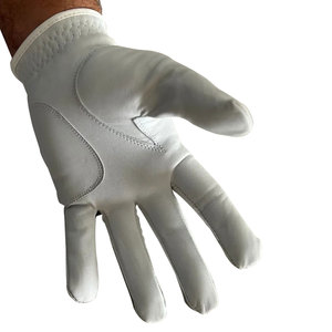 Comprar precio de fábrica por encargo de uso deportivo de piel de oveja de alta calidad transpirable cómodo agarre de mano guantes de golf para los hombres - Product Image 5