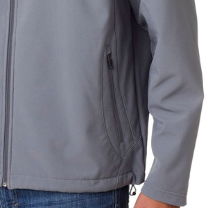 Men Outwear <b>Grey</b> New Casual <b>Jacket</b> <b>Waterproof</b> Woven Adults Softshell <b>Jacket</b> - Product Image 3