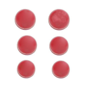 Balle en cuir imprimée par logo personnalisé de balle dure de cricket professionnel pour le service d'OEM de match de test disponible - Product Image 5