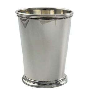 High Quality Handcrafted Brass Mint Julep Cup Wholesale Manufacturer Handmade Design Copper Julep Cup for Wedding Party - Product Image 1