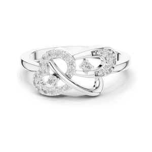 Bague en diamant de laboratoire pour femme, or jaune, blanc ou rose 18 carats, clarté VVS-VS EF, 0,186 CT, moissanite et diamant de laboratoire - Product Image 2