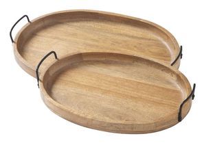 Offre Spéciale luxe moderne bois artisanat plateaux de service carré petit déjeuner mariage et décoration de la maison pour café et décorations de noël - Product Image 4