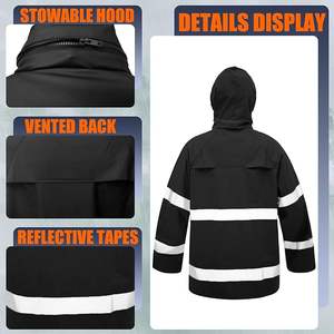 Traje Impermeable para Hombre, Chaqueta y Pantalones Impermeables, Resistente, Ropa de Lluvia para Pesca, Ropa de Trabajo para Mujer - Product Image 3