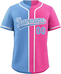 Maillots de baseball pour hommes personnalisés de haute qualité, respirants, imprimés, chemises à manches courtes entièrement boutonnées, uniformes sportifs, hauts, streetwear hip-hop - Product Image 3