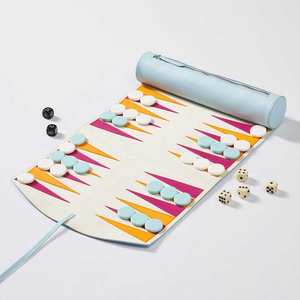 Vintage Leather <b>Backgammon</b> <b>Board</b> Majestic Leather <b>Backgammon</b> <b>Board</b> - Product Image 1