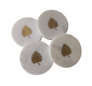 Gran oferta, posavasos de mármol personalizado, cuadrado de Metal, posavasos de mármol de alta calidad, nuevo diseño, proveedor al por mayor - Product Image 4