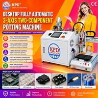 Máquina de envasado automática de escritorio con certificación CE, de 3 ejes, para pegamento AB, silicona, resina epoxi, pegamento PU, para PCB, LED y componentes electrónicos.