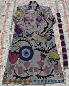 Veste bohème pour femme, Suzani, brodée à la main, classique, vintage, taille unique, veste gitane de qualité supérieure - Product Image 5