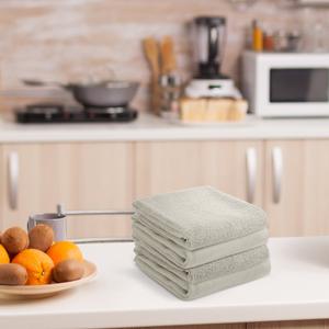 Ensemble de serviettes éponge unilatérales 100% coton plat en bambou tissé à carreaux conçu sur mesure pour un usage commercial domestique pour les serviettes de cuisine - Product Image 3