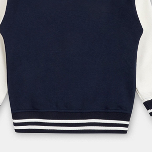 Últimas High Street Custom College Letterman Chaquetas de invierno Fabricante paquistaní al por mayor Stand Baseball Tela de trabajo con capucha - Product Image 2