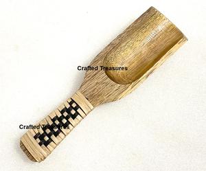 Cucharas Pequeñas de Madera de Tendencia 2026, Cucharas para Especias con Mango de Diseño Tejido de Ratán, Cucharas Medidoras, Utensilios de Cocina para el Hogar - Product Image 2